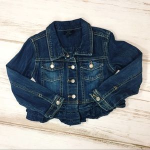 Oshkosh Genuine Kids Ruffle Bottom Denim Jacket